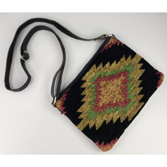 Raj LA Handbags - Raj LA Purse Womens Aztec Pattern Southwestern Boho Hippie Crossbody Shoulder